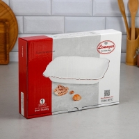 Форма для запекания, прямоугольная, 2 л, фарфор, Иран Форма для запекания, прямоугольная, 2 л, фарфор, Иран