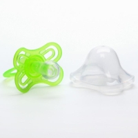 Соска - пустышка силиконовая классическая «Бабочка», от 6 мес., с колпачком, цвет зеленый Соска - пустышка силиконовая классическая «Бабочка», от 6 мес., с колпачком, цвет зеленый