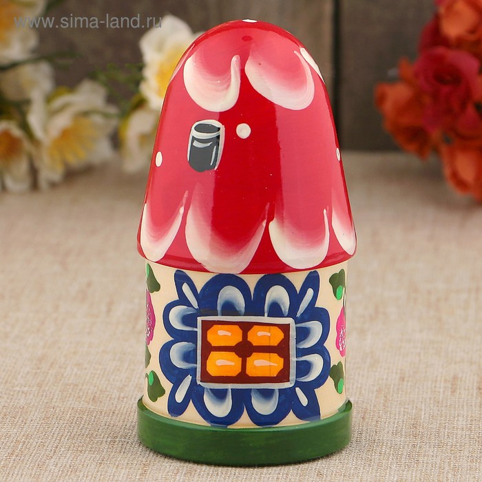 Пальчиковый театр «Теремок», теремок и 6 кукол, 14 см Пальчиковый театр «Теремок», теремок и 6 кукол, 14 см