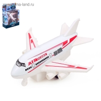 Самолёт металлический «Лайнер», инерционный, МИКС Самолёт металлический «Лайнер», инерционный, МИКС