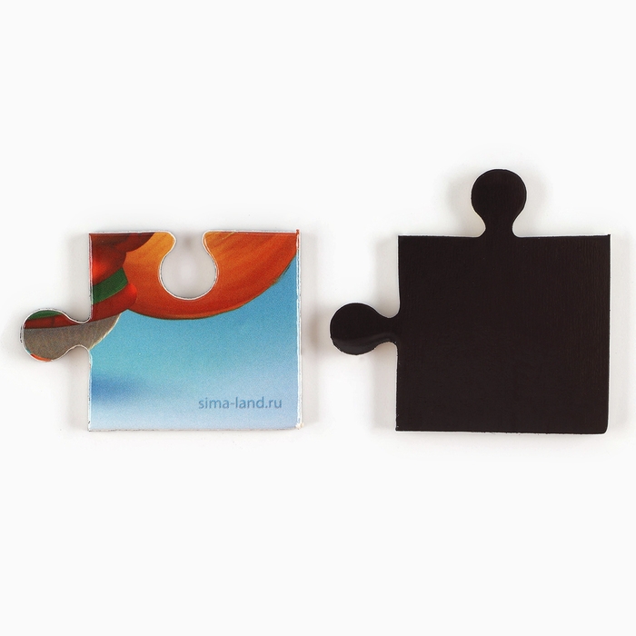 Пазл для детей магнитный деревянный &laquo;Новый год! Звери&raquo;, 21 х 15 см