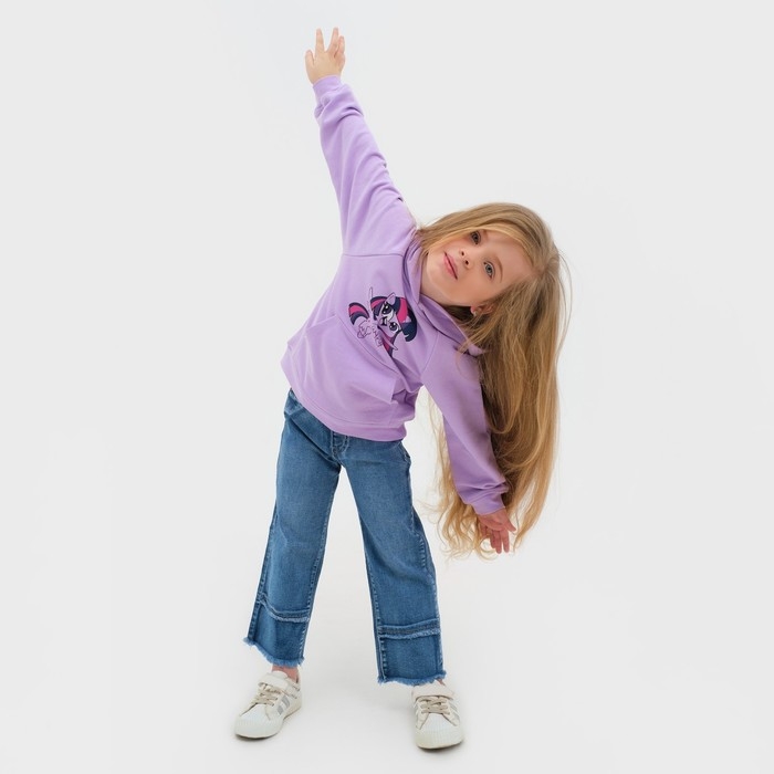 Худи для девочки &laquo;Искорка&raquo;, My Little Pony, рост 86-92 см, цвет фиолетовый