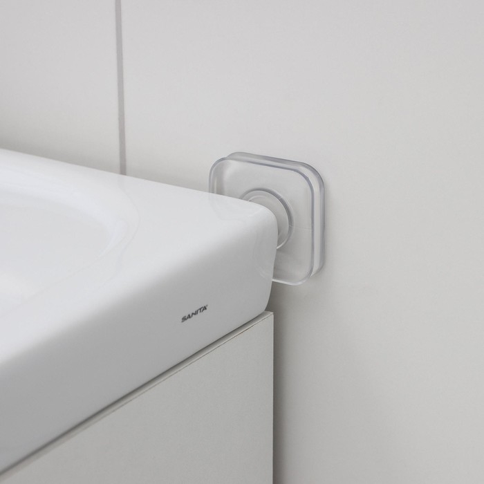 Держатель-стоппер универсальный для дома, 4,6&times;1 см, прозрачный