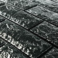 Самоклеящаяся ПВХ панель "Черный кирпич" 70*77см Самоклеящаяся ПВХ панель "Черный кирпич" 70*77см