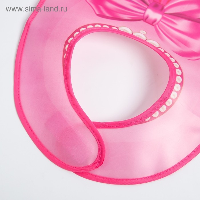 Нагрудник для кормления &laquo;Любимая дочка&raquo; непромокаемый на липучке, с карманом