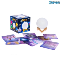 Ночник &laquo;Луна&raquo;, 8 обучающих карточек
