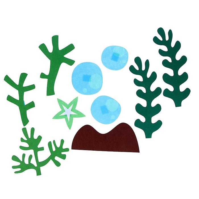 Бизиборд на стену из фетра «Морские жители» 25 деталей на липучке, размер поля — 105 × 75 см Бизиборд на стену из фетра «Морские жители» 25 деталей на липучке, размер поля — 105 × 75 см