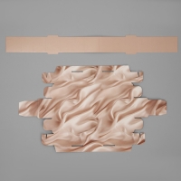 Коробка для конфет, кондитерская упаковка, 5 ячеек, &laquo;Ткань&raquo;, 5 х 21 х 3.3 см