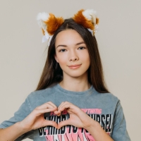 Карнавальный ободок новогодний «Котик» с бантиками, аниме Карнавальный ободок новогодний «Котик» с бантиками, аниме