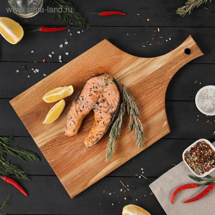 Доска разделочная дуб Mаgistrо, 40&times;24&times;1,2 см, с ручкой