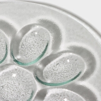 Подставка стеклянная для яиц &laquo;Авис&raquo;, d=22 см, 9 ячеек