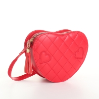 Сумка детская для девочки на молнии &laquo;Выбражулька&raquo;, цвет красный