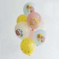 Шар латексный 12" &laquo;Капибары Малыши&raquo;, набор 25 шт., МИКС