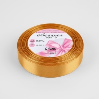 Лента атласная, 20 мм &times; 23 &plusmn; 1 м, цвет охра №114