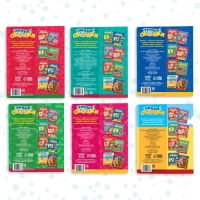 Набор картонных книжек с 3 окошками, 6 шт. по 10 стр. Набор картонных книжек с 3 окошками, 6 шт. по 10 стр.