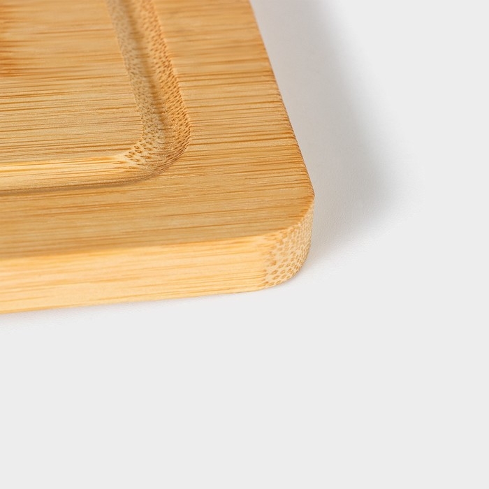Доска разделочная Доляна «Идея», 35×25 см, бамбук Доска разделочная Доляна «Идея», 35×25 см, бамбук