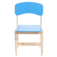 Стул деревянный регулируемый "Голубой" (0-2)