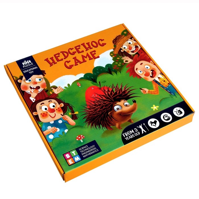 Детская развивающая доска для счёта &laquo;Ёжики&raquo; 30,5 &times; 30,5 &times; 1 см