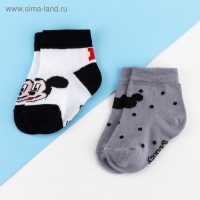 Набор носков Микки Маус, 2 пары, 12-14 см Набор носков Микки Маус, 2 пары, 12-14 см