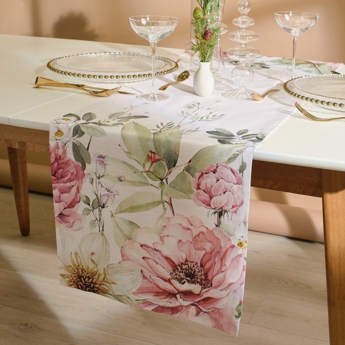 Дорожка Этель Tenderness 40х149 см, 100% хлопок, репс 210 г/м2