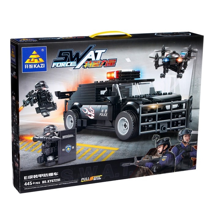 Конструктор спецназ &laquo;Штурмовая машина&raquo;, 445 деталей