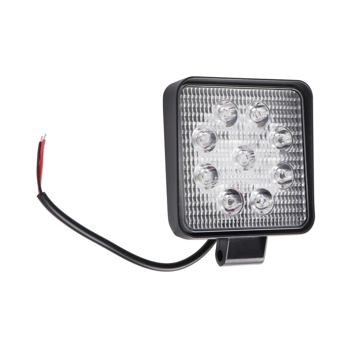 Фара противотуманная GE-WSQ009F (SL30) Фара противотуманная GE-WSQ009F (SL30) "OFF - Road", 9 диодов, 27 Вт, рассеиваемый свет, алюминиевый корпус, пылевлагозащищенный, 105х28х125 мм, 12/24 В