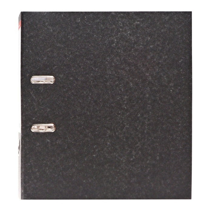 Папка-регистратор А4, 70 мм, ErichKrause Basic, собранная, мраморная, этикетка на корешке, серая, вместимость 450 листов
