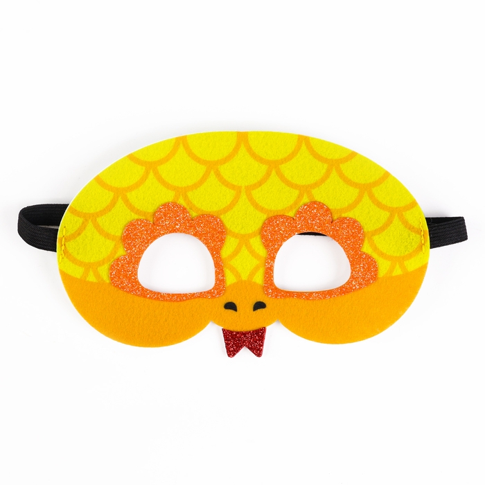 Карнавальный набор &laquo;Золотая Змейка&raquo;: плащ длина 80 см, маска