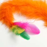 Дразнилка меховая "Длинный хвост", оранжевая Дразнилка меховая "Длинный хвост", оранжевая