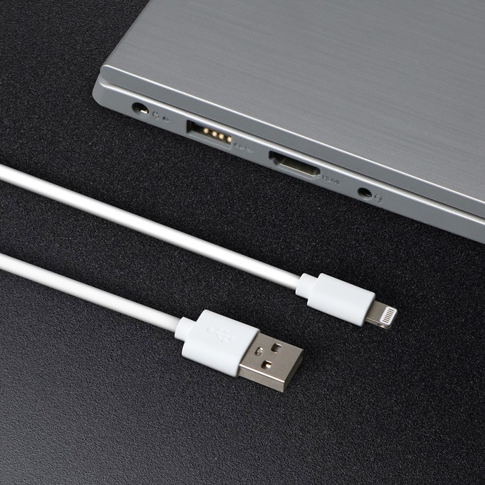 Кабель Windigo, Lightning - USB, 2 А, зарядка + передача данных, TPE оплетка, 1 м, белый Кабель Windigo, Lightning - USB, 2 А, зарядка + передача данных, TPE оплетка, 1 м, белый