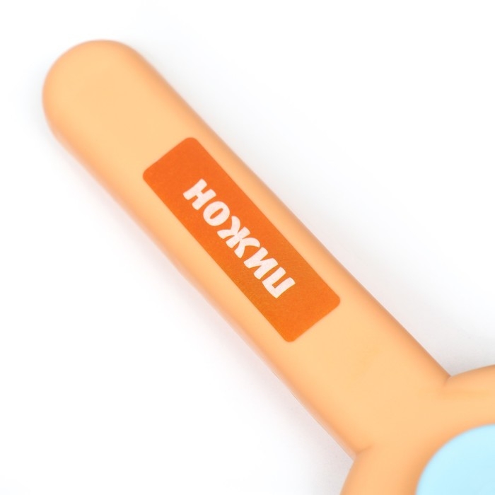 Пуходёрка пластиковая Пуходёрка пластиковая "Кошка" с функцией самоочистки, 8,5 х 20 см, оранжевая