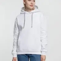 Толстовка с капюшоном Kirenga Heavy, белая (белоснежная), размер 5XL