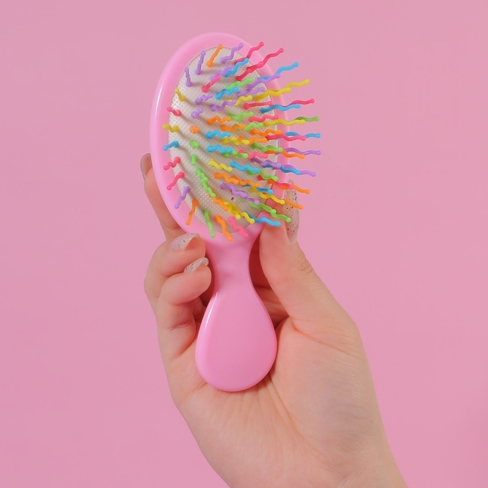 Расчёска - мини массажная, 6 × 14,5 см, рисунок МИКС Расчёска - мини массажная, 6 × 14,5 см, рисунок МИКС