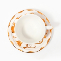 Чайная пара фарфор &laquo;Соната&raquo; чашка 200 мл, блюдце ⌀ 16 см