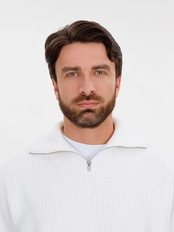 Джемпер Siluetti Birne, молочно-белый, размер S/M