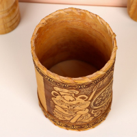 Туес для специй «Хомяк», соль, 8х8х14 см, береста Туес для специй «Хомяк», соль, 8х8х14 см, береста