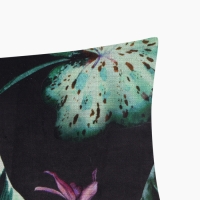 Наволочка декоративная Этель Tropical leaves 45х45см, полиэстер, велюр