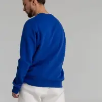 Свитшот унисекс King, ярко-синий, размер S