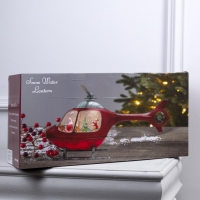 Светодиодная фигура &laquo;Вертолёт&raquo; 48 &times; 22 &times; 12 см, пластик, батарейки Cх3 (не в комплекте), USB, свечение тёплое белое