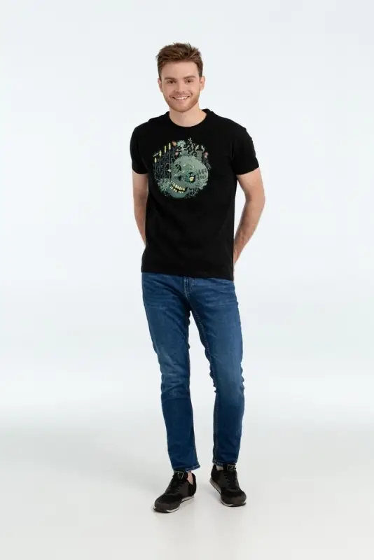 Футболка &laquo;Серенада&raquo;, черная, размер S