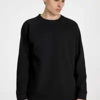 Свитшот унисекс S1, черный, размер XS/S