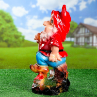 Садовая фигура "Гном с лопатой средний" 25&times;29&times;54см