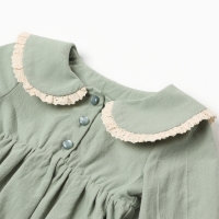 Платье для девочки MINAKU, цвет оливковый, рост 68-74