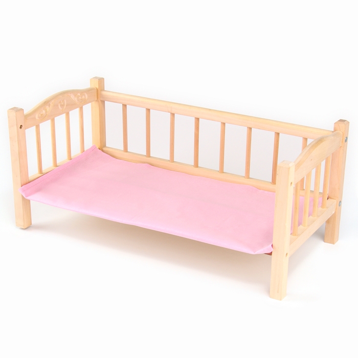 Кукольное постельное &laquo;Котята в сердцах&raquo;: простынь, одеяло 46 &times; 36 см, подушка 23 &times; 17 см