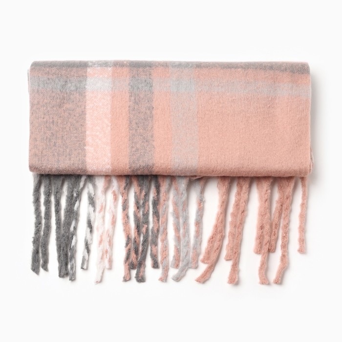 Шарф женский, цвет розовый, р-р 48х195 см Шарф женский, цвет розовый, р-р 48х195 см