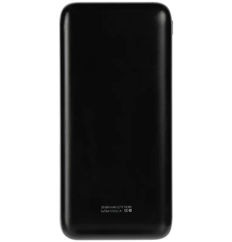 Внешний аккумулятор Gamechanger 20000 мАч, черный Внешний аккумулятор Gamechanger 20000 мАч, черный