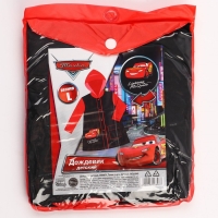 Дождевик детский, размер L, 110-120 см , Тачки