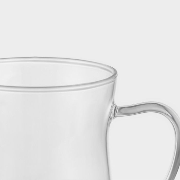 Кружка стеклянная для заваривания с ситом «Софи», 350 мл Кружка стеклянная для заваривания с ситом «Софи», 350 мл