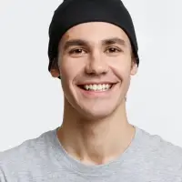 Многофункциональная бандана Dekko, черная Многофункциональная бандана Dekko, черная