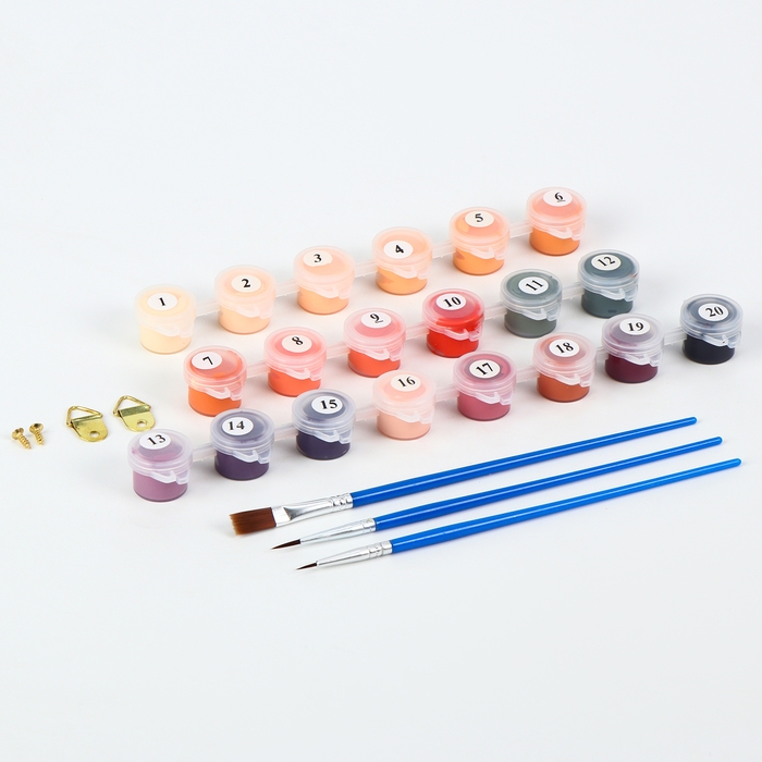 Картина по номерам с подрамником &laquo;Накаченный парень&raquo;, 30 х 40 см